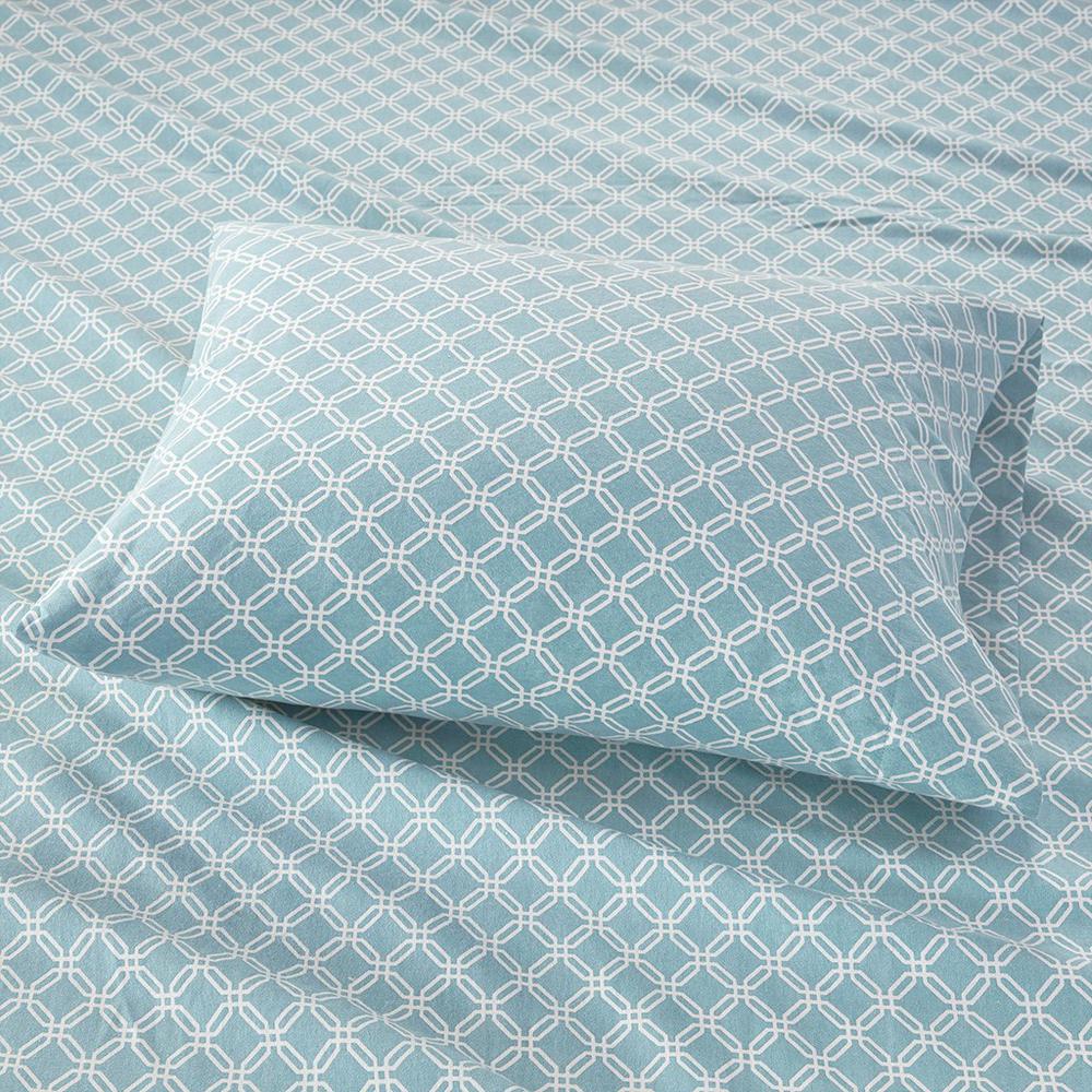 100% Cotton Flannel Printed Sheet Set 172. Picture 3