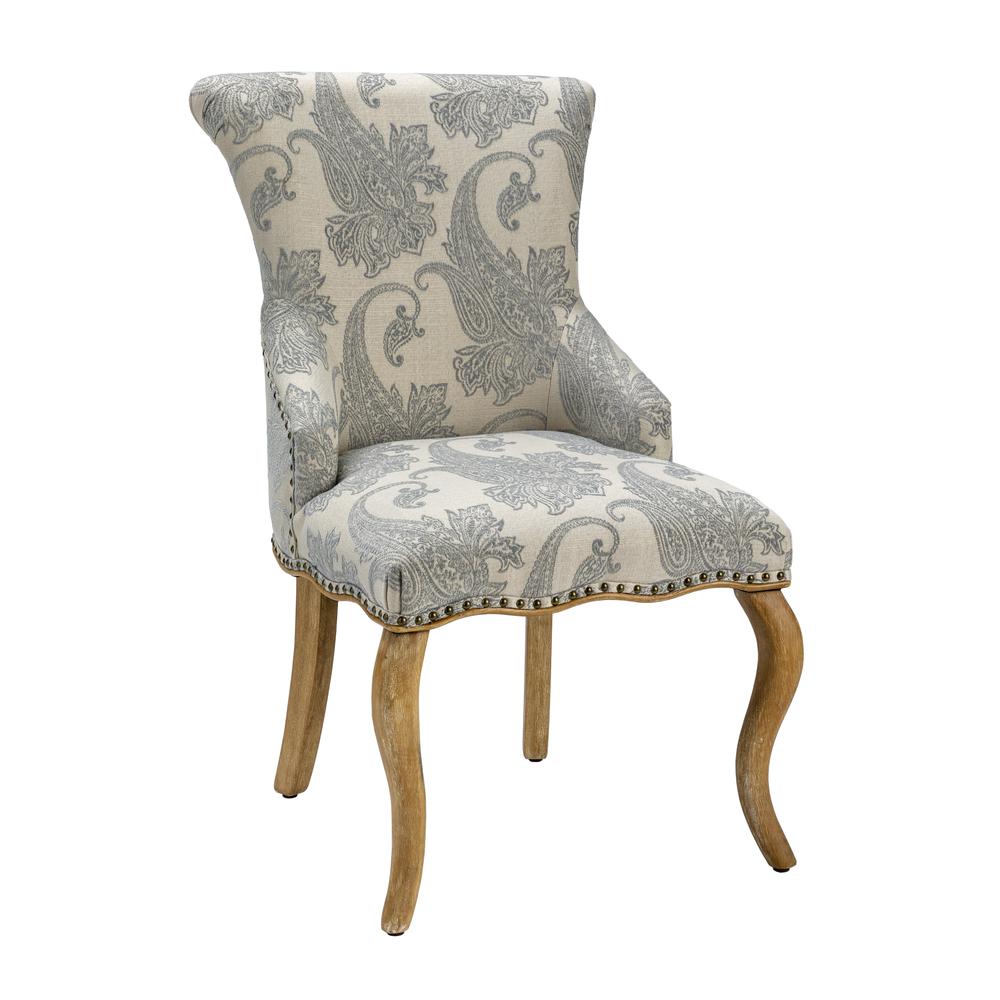 Crestview Collection Danielle Paisley Upholstered Accent Chair. Picture 1