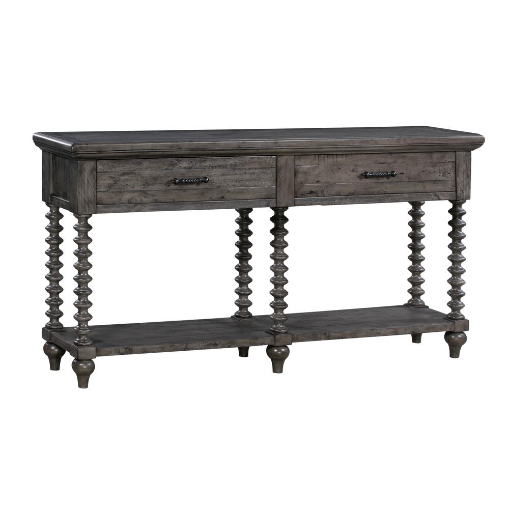 Crestview Collection Pembroke Plantation Turned Leg 2 Drawer Console Accessories. Picture 1
