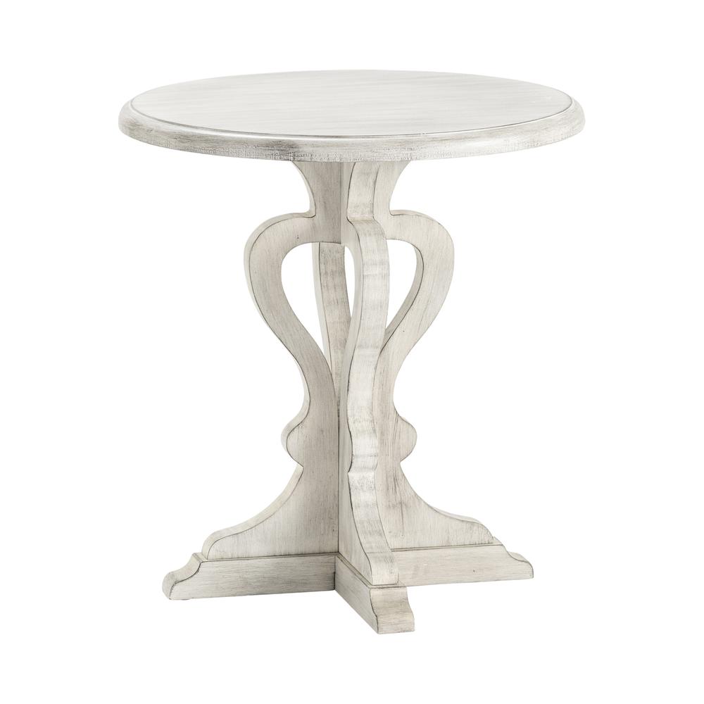 Crestview Collection Annapolis Accent Table Wood Light Gray. Picture 1
