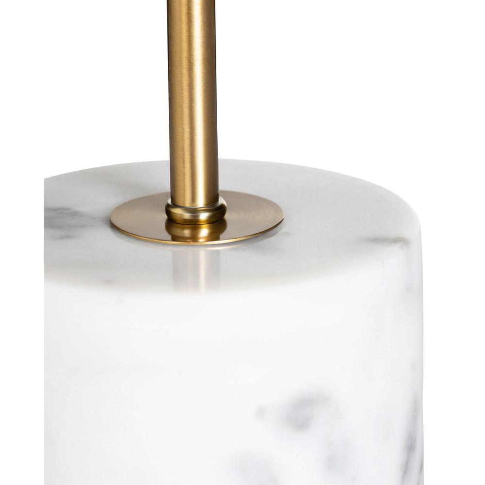 Crestview Collection Evolution Isla Marble Base Table Lamp in Gold. Picture 4