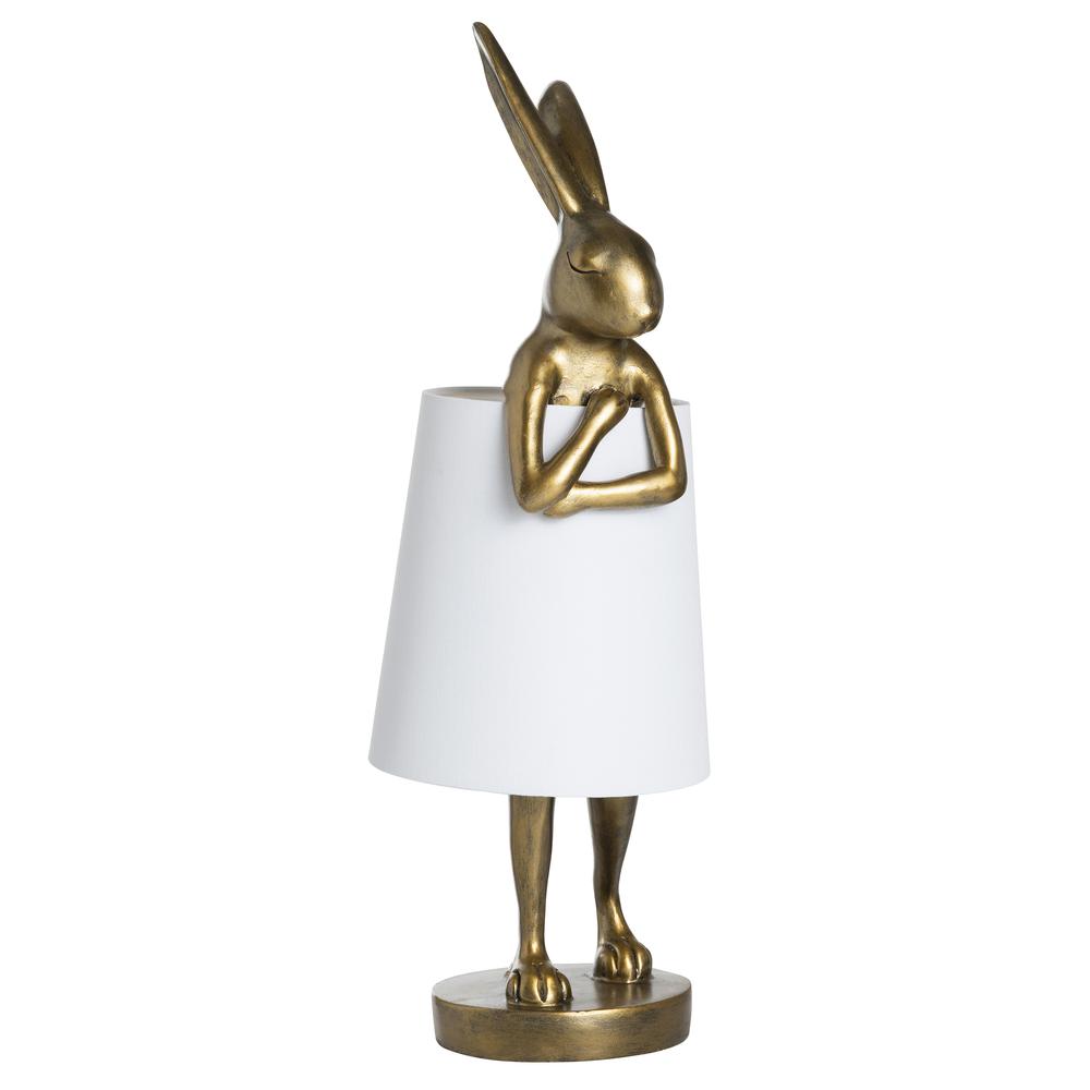 Chester Gold Rabbit Lamp. Picture 1
