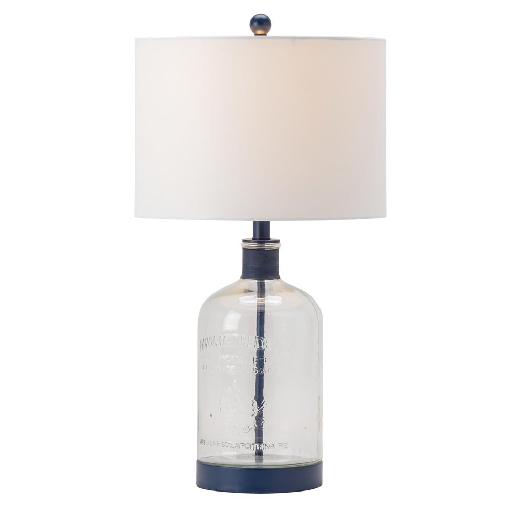 Crestview Collection ABS1338BUSNG Amelia Table Lamp Clear and Blue. Picture 3