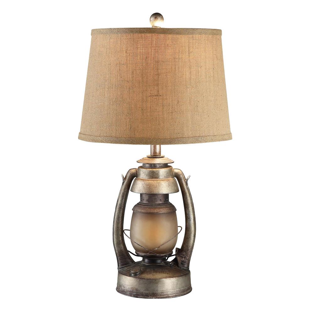 Oil Lantern Table Lamp. Picture 1