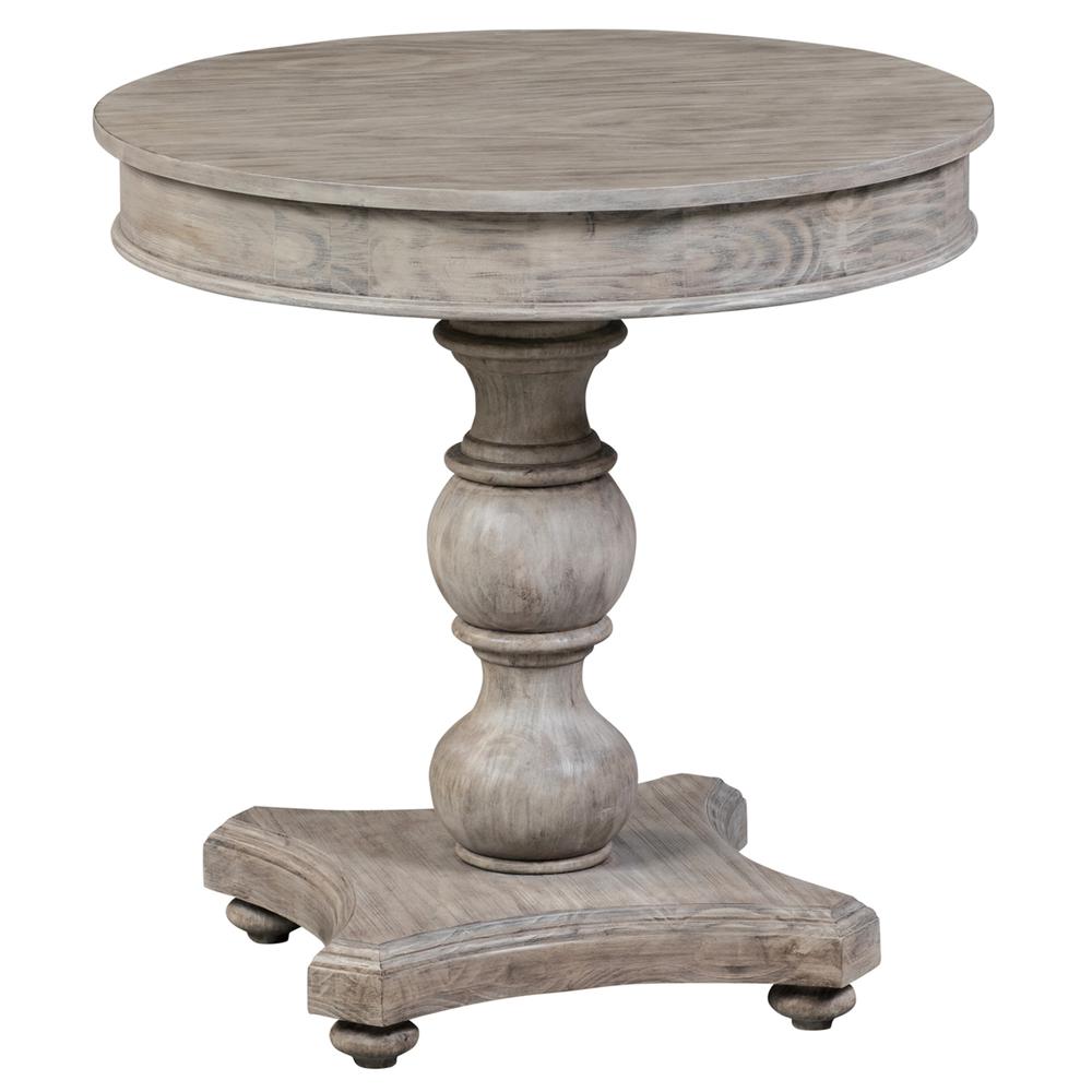 Crestview Collection Hawthorne Estate Round Turned Post Accent Table Furniture. Picture 1