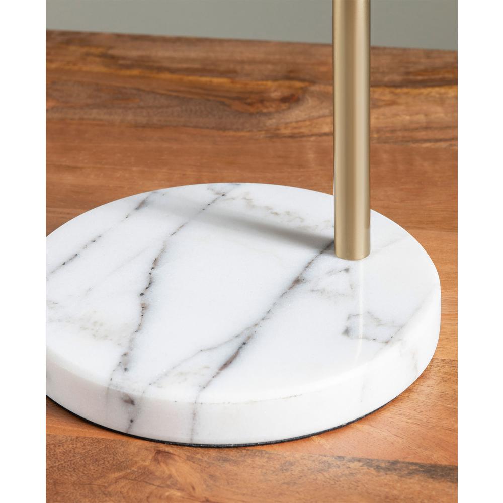 Ashton Gold And Marble Task Lamp. Picture 6