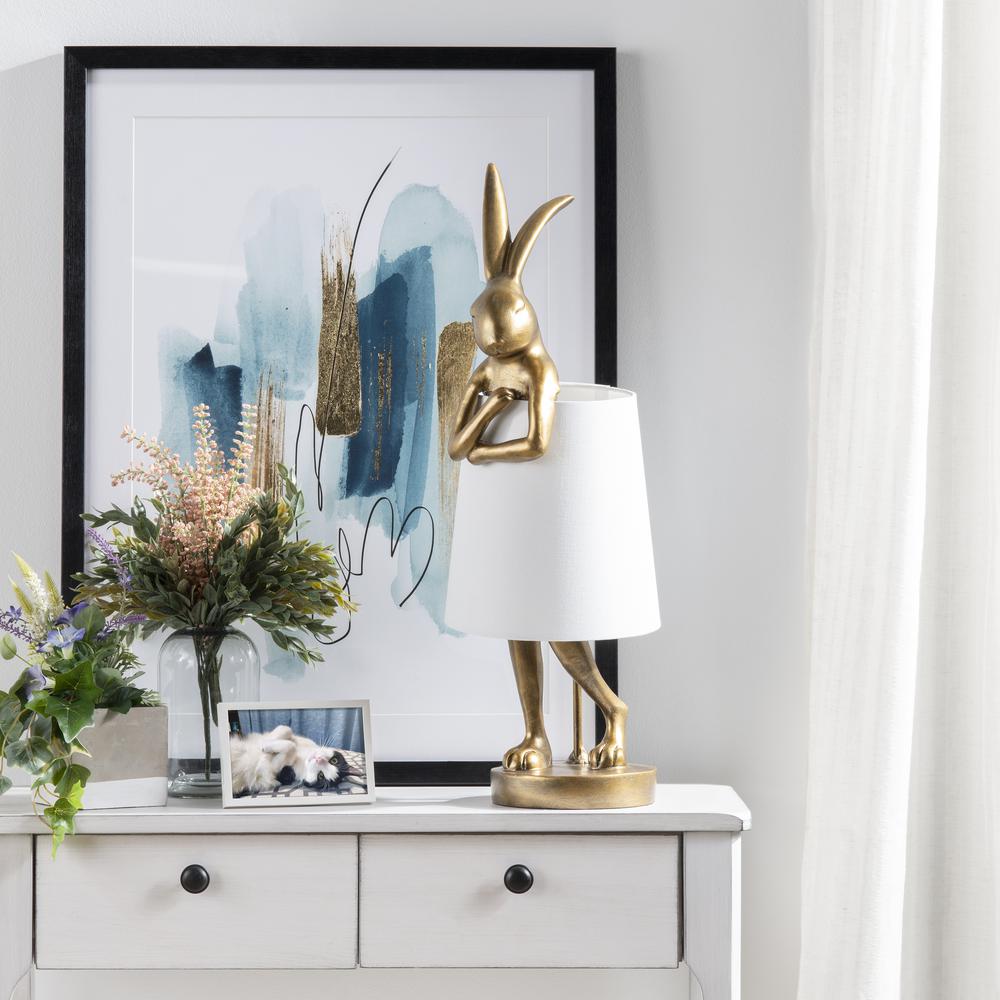 Chester Gold Rabbit Lamp. Picture 7