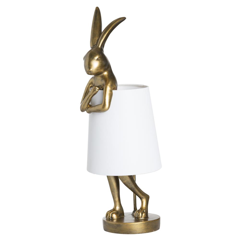 Chester Gold Rabbit Lamp. Picture 3