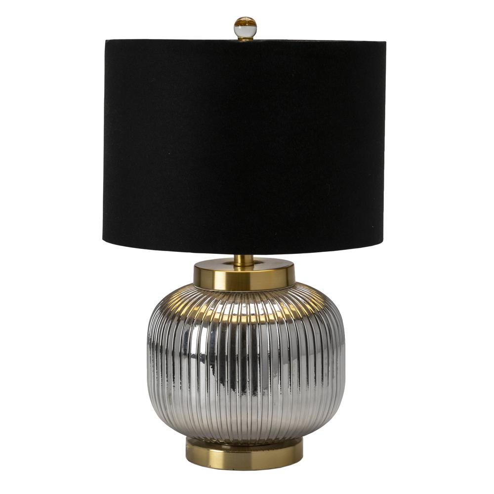 Crestview Collection Amelia Table Lamp Handfinished Silver and Polished Gold. Picture 1