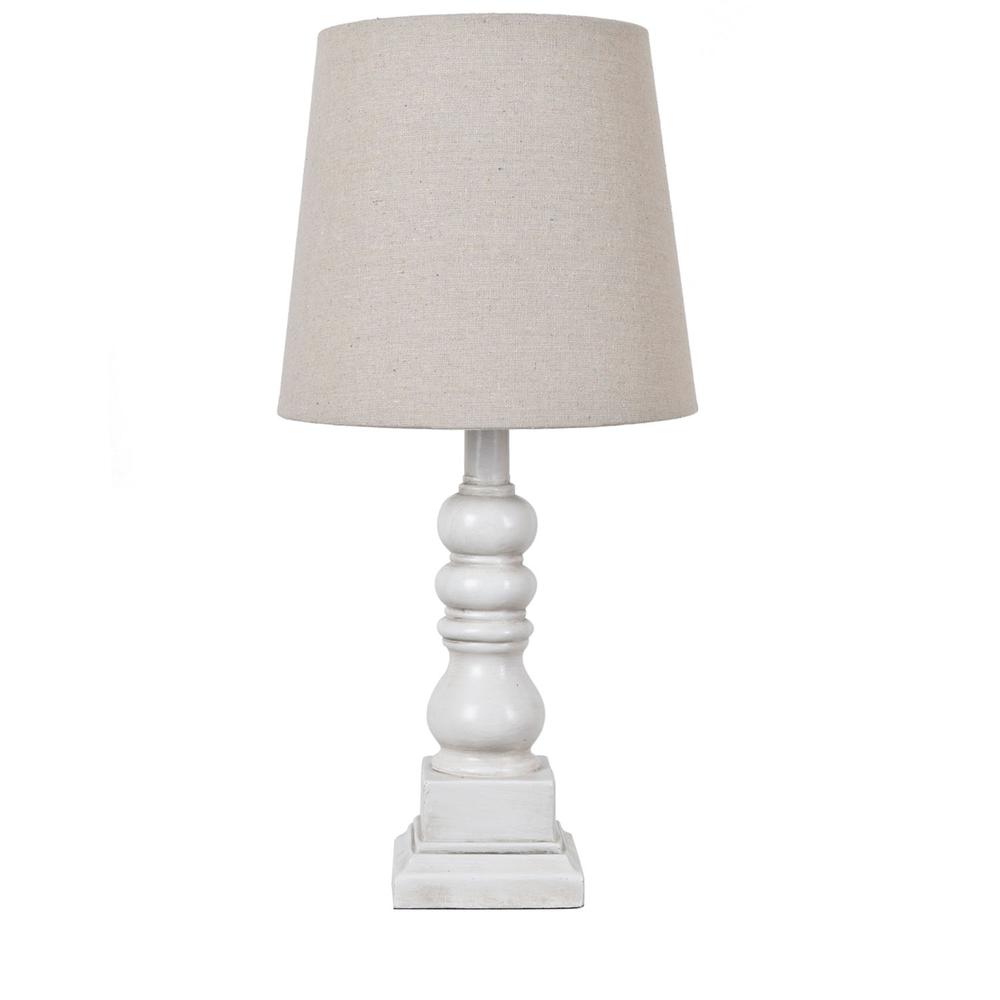 Crestview Collection EVAVP1349WH 18.5" TH Table Lamp Evolution Lighting. Picture 1