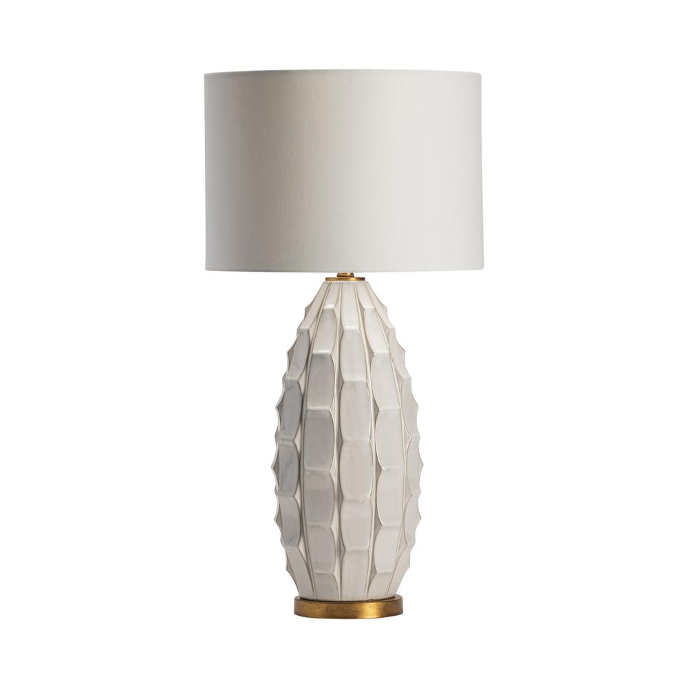 Crestview Collection Cambridge Table Lamp Lighting, White, 35 x 17 x 17 x Inch. Picture 1