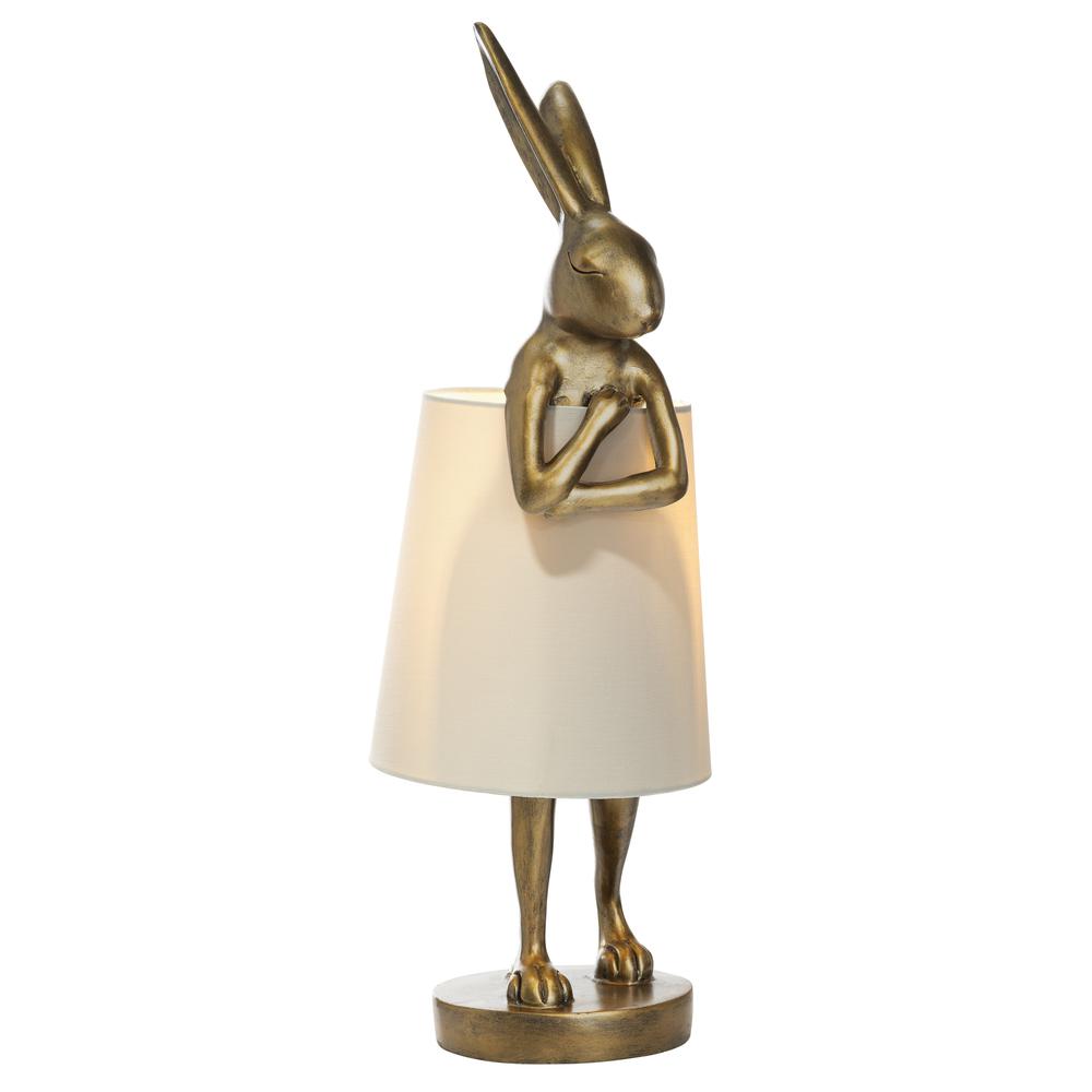 Chester Gold Rabbit Lamp. Picture 2