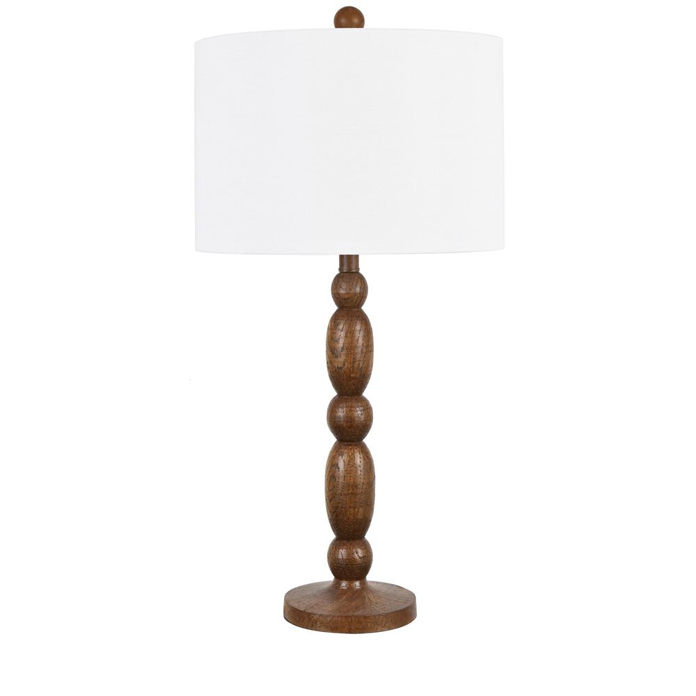 Crestview Collection Aubrey Resin Wood 30" H Table Lamp. Picture 1