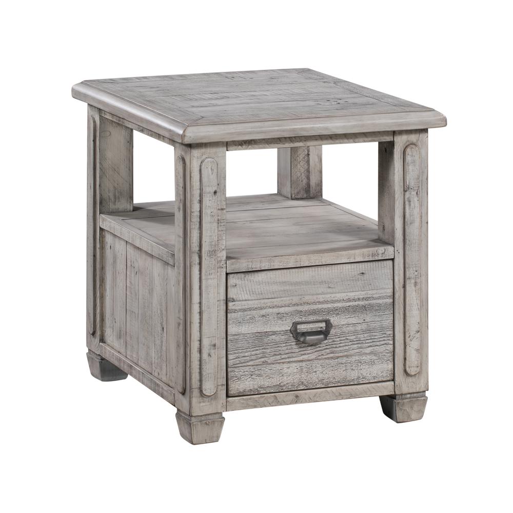 Crestview Collection Pembroke Plantation 1 Drawer Rectangle End Table. Picture 1