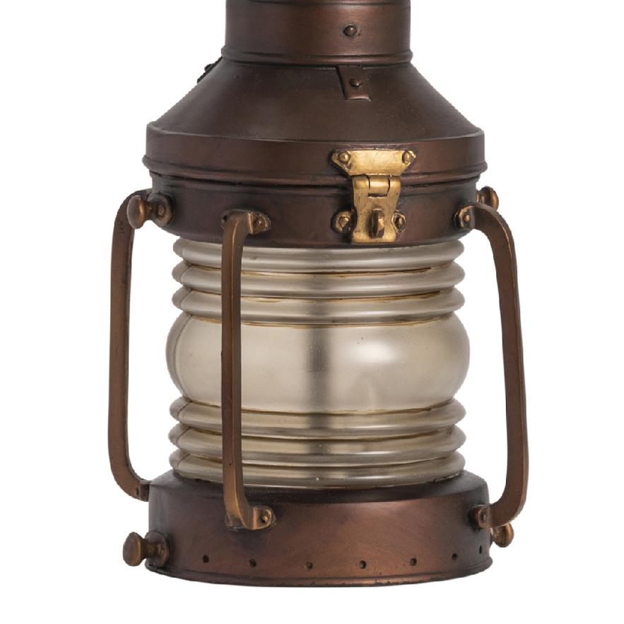 Crestview Collection CVABS964 Copper Lantern Table Lamp Lighting. Picture 3