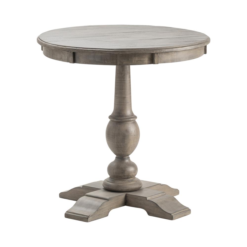 Crestview Collection Pembroke Plantation Recycled Pine Round Accent Table. Picture 1