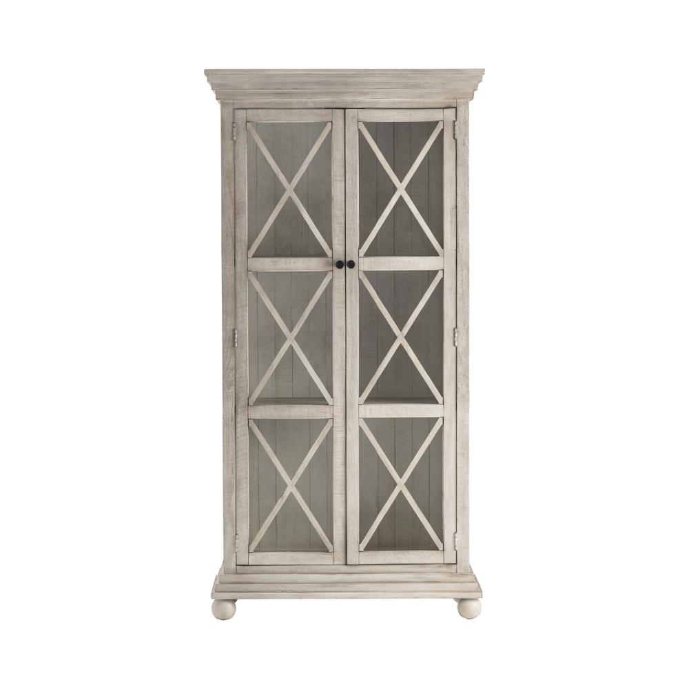 Crestview Collection Pembroke Plantation 2 Glass Door Tall Cabinet. Picture 1