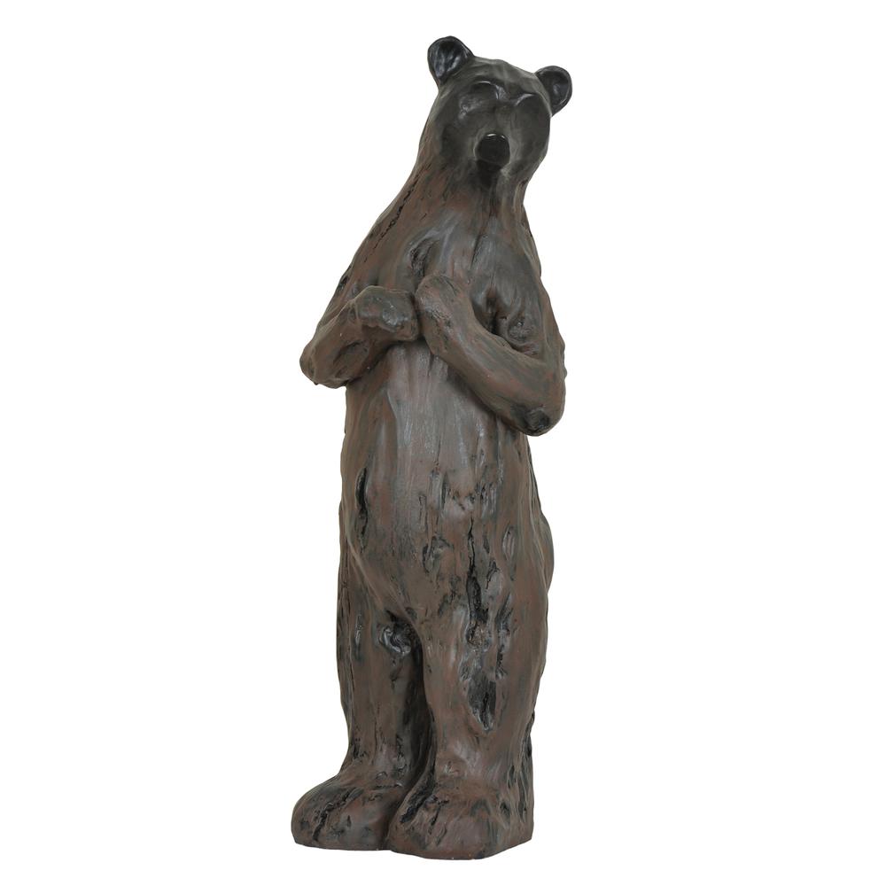 Crestview Collection CVDEP651 Momma Bear Statue Accessories, Black. Picture 2