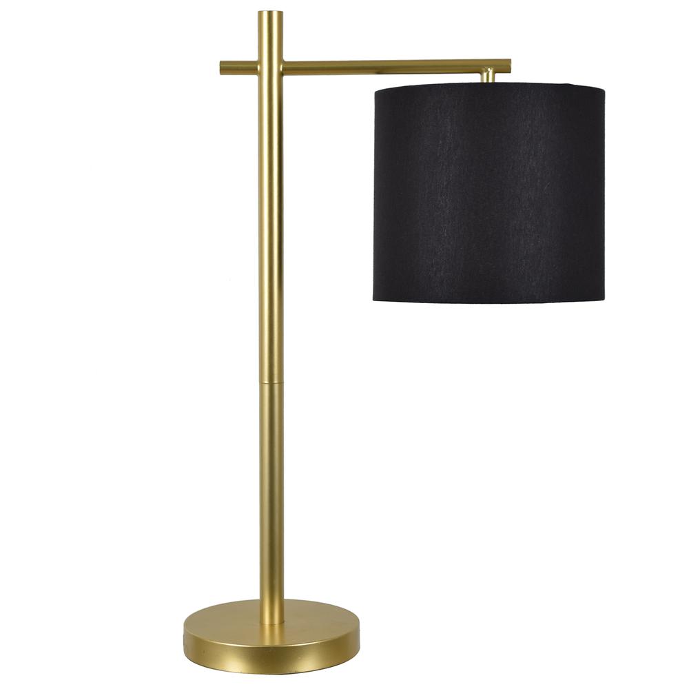 Sabrina Black and Gold Task Lamp. Picture 1