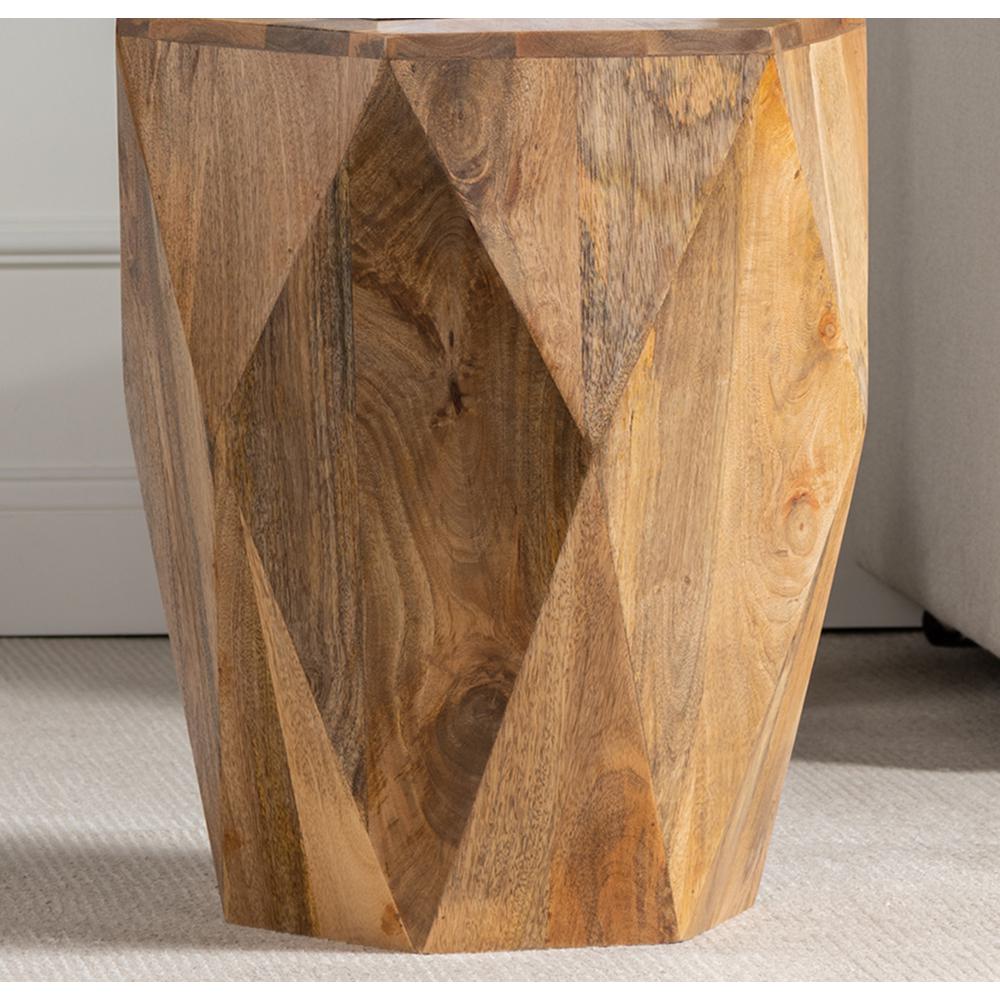 Crestview Collection CVFNR5089 Pleasant Hill 24 X 20 inch Light Brown End Table. Picture 4