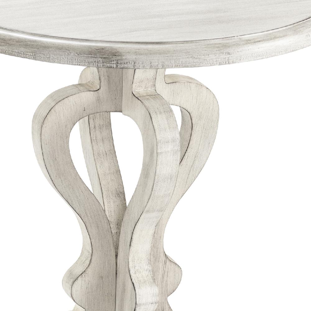 Crestview Collection Annapolis Accent Table Wood Light Gray. Picture 3