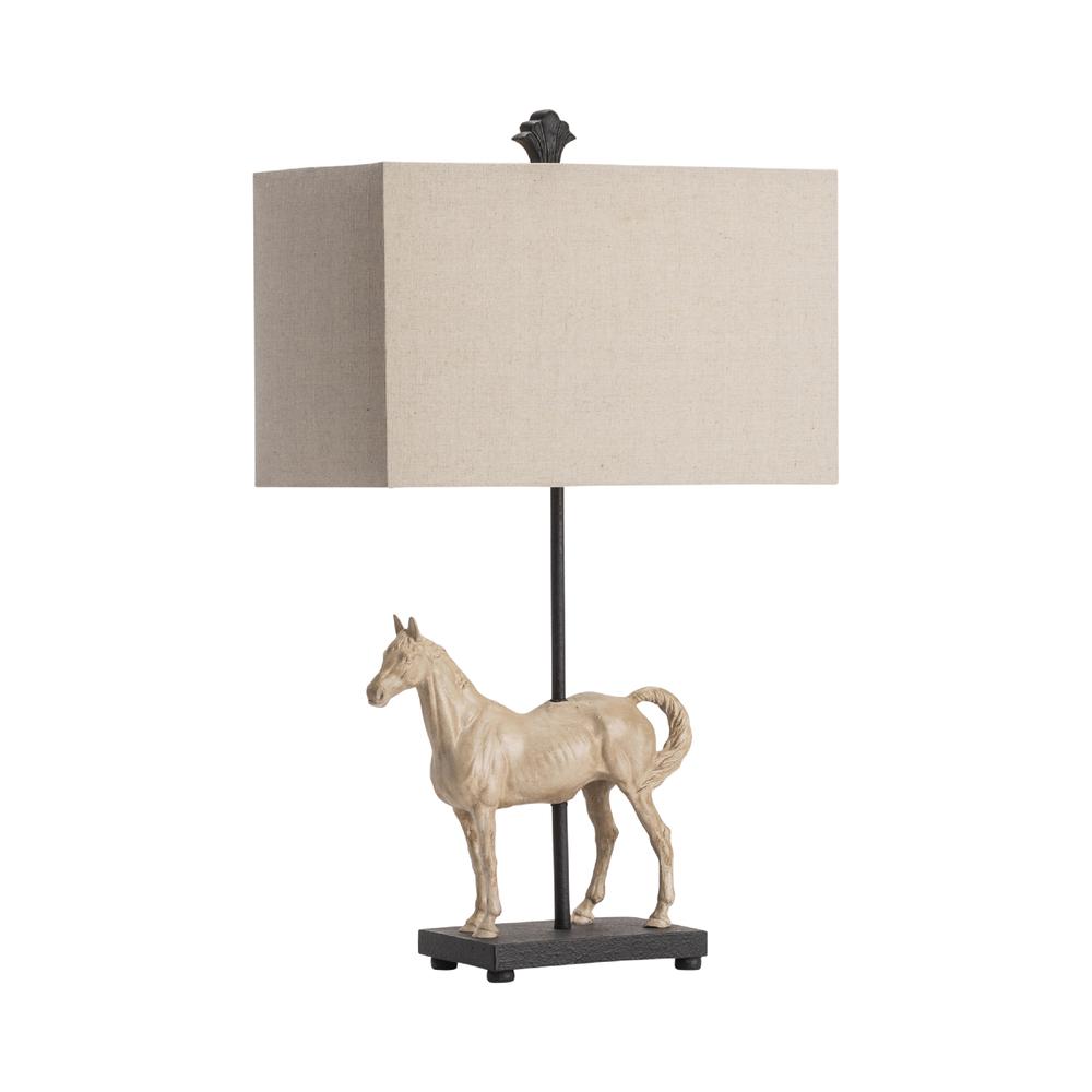 Crestview Collection CVAVP961 Chase Table Lamp Lighting, White. Picture 4