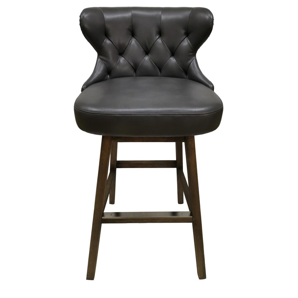 Crestview Collection The Braddock Bar Stool Brown Wood 21x20x40  Style. Picture 1