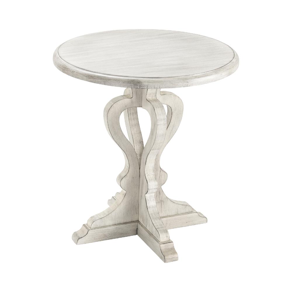 Crestview Collection Annapolis Accent Table Wood Light Gray. Picture 2