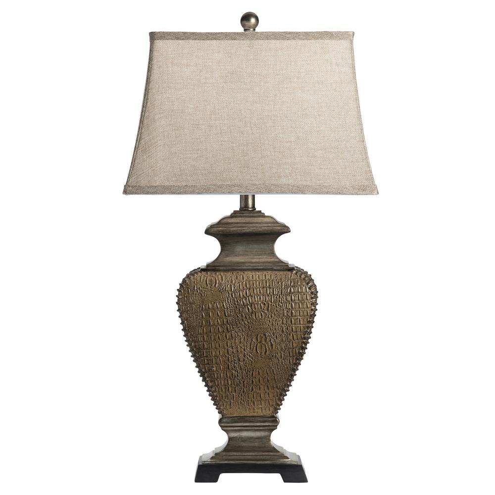 Crestview Collection 30.75 Poly Table LAMP, 1 UPS PK, 2.75' Element Lighting. Picture 2