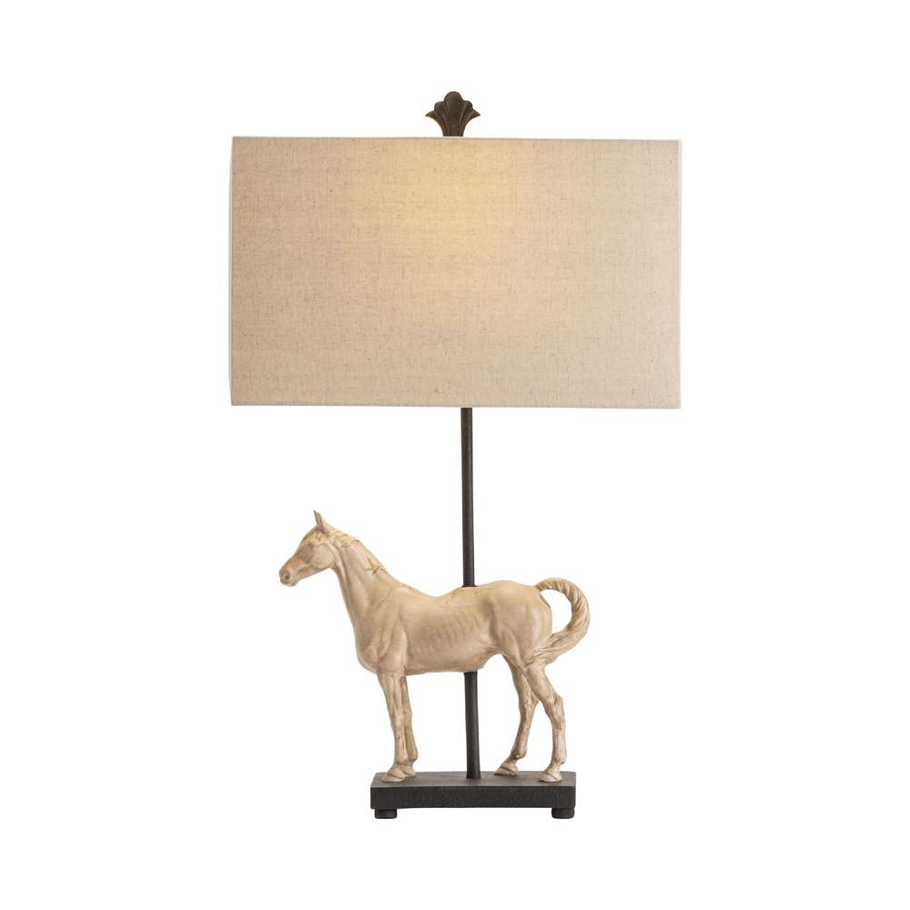 Crestview Collection CVAVP961 Chase Table Lamp Lighting, White. Picture 2