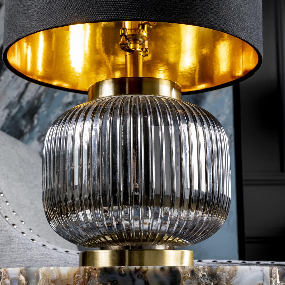 Crestview Collection Amelia Table Lamp Handfinished Silver and Polished Gold. Picture 4