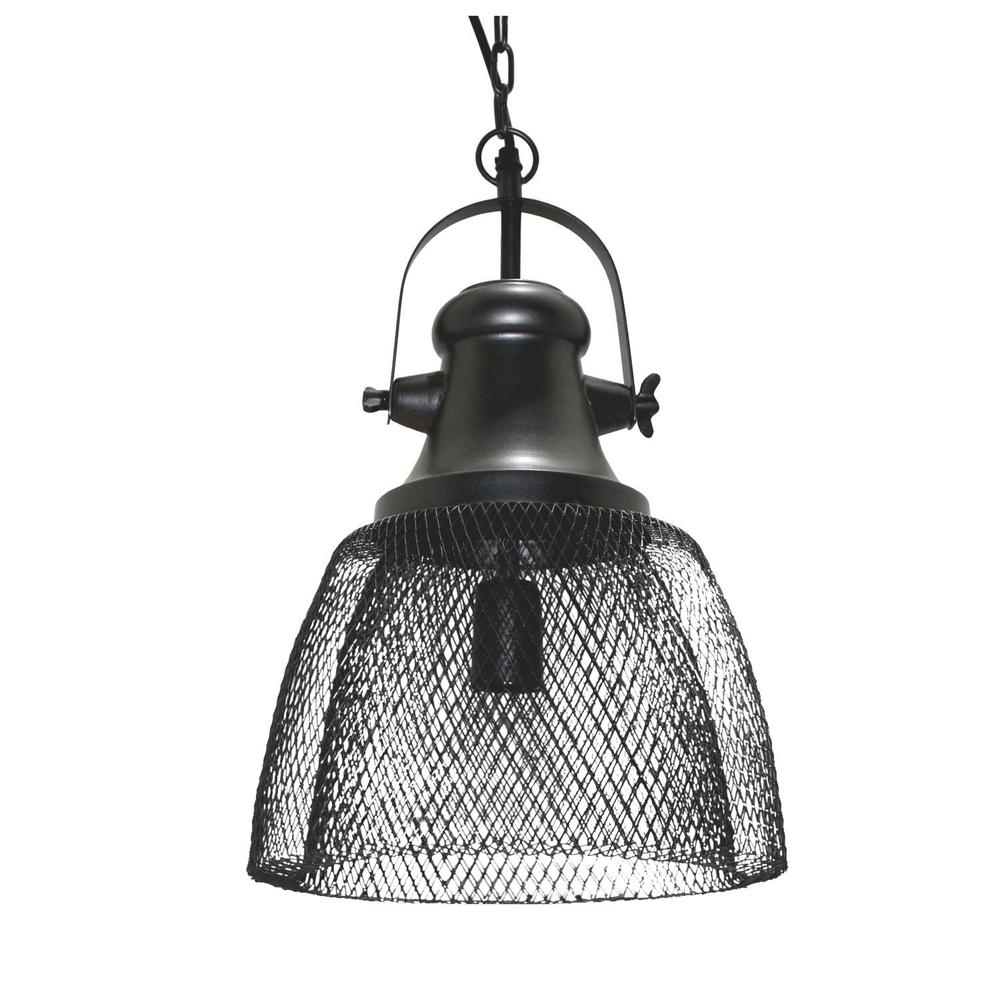 Crestview Collection CVPDN008 18" H Metal Pendant 1PCS UPS Pack/2.5' Lighting. Picture 1