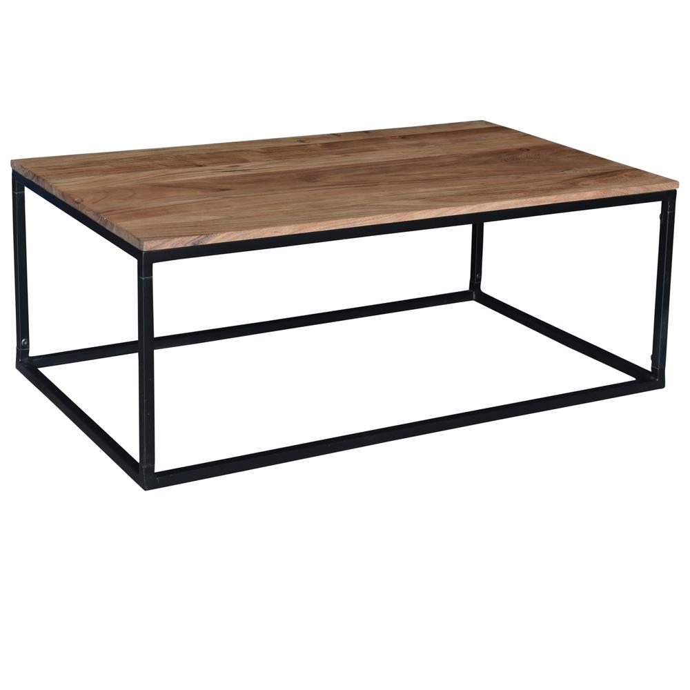 Crestview Collection 43X24X16 H Wood/Iron Coffee TBL Evolution Furniture. Picture 1