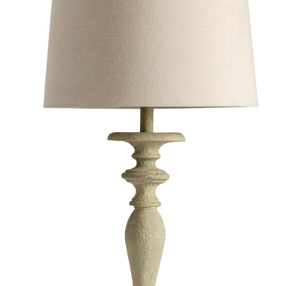 Crestview Collection Kelsey 60 Inch Resin Column Distressed Floor Lamp. Picture 5