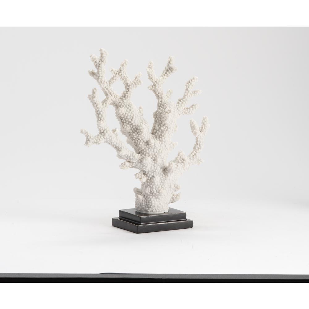 Crestview Collection CVDEP727 Natural Coral Statue Accessories, White. Picture 5