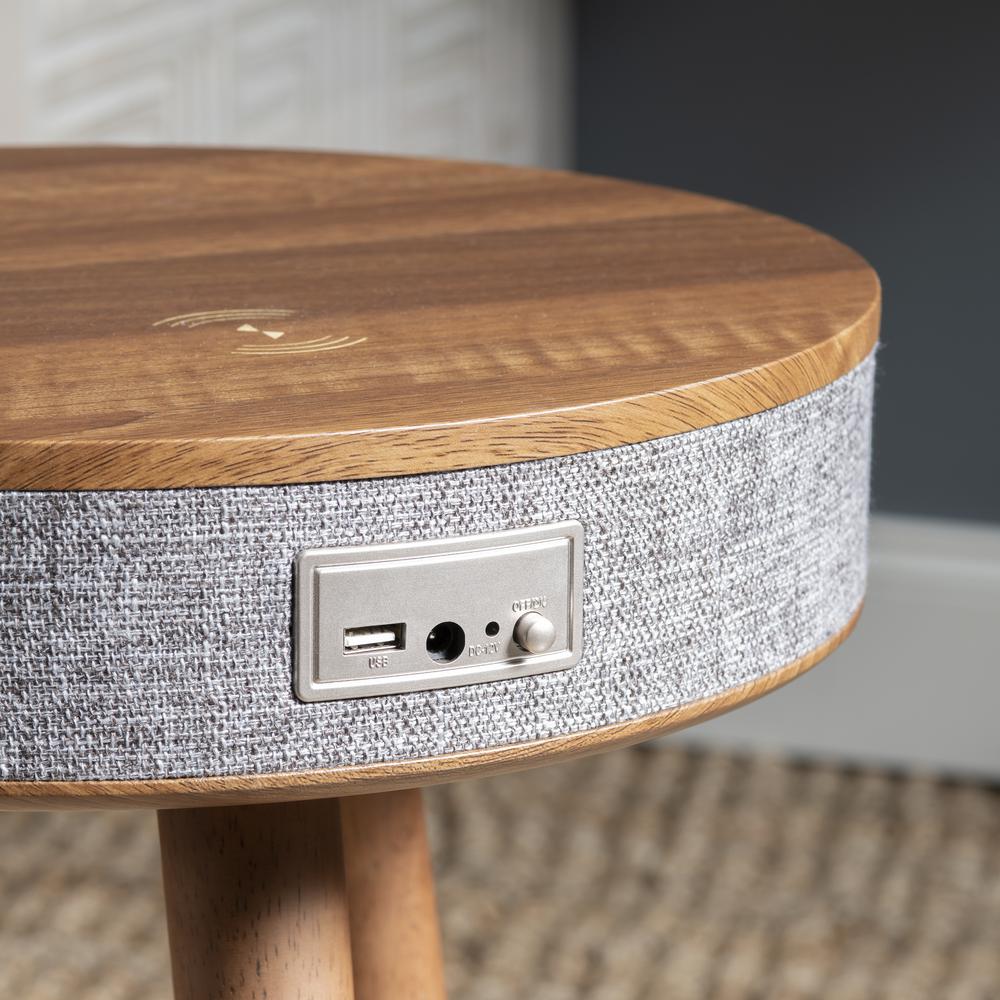 Ava Bluetooth Enabled Accent Table With Usb. Picture 2
