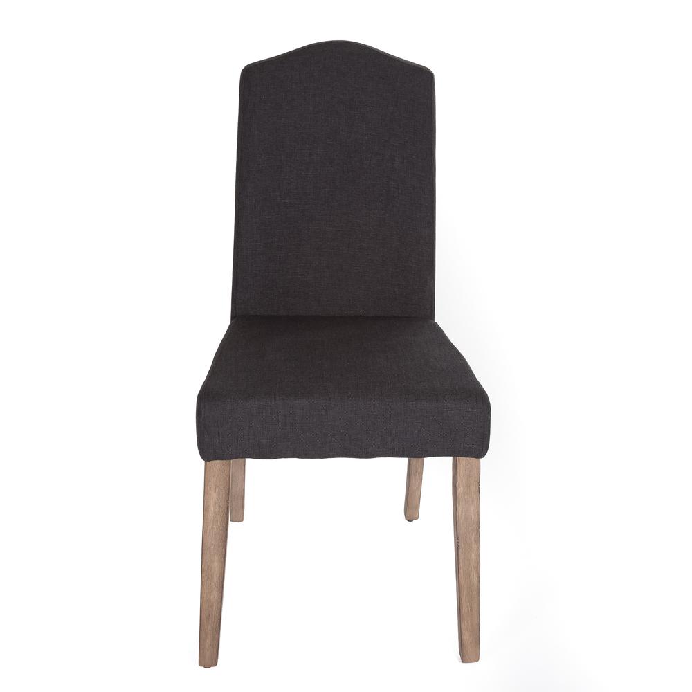 Upholstered Side Chair - Charcoal (RTA). Picture 3