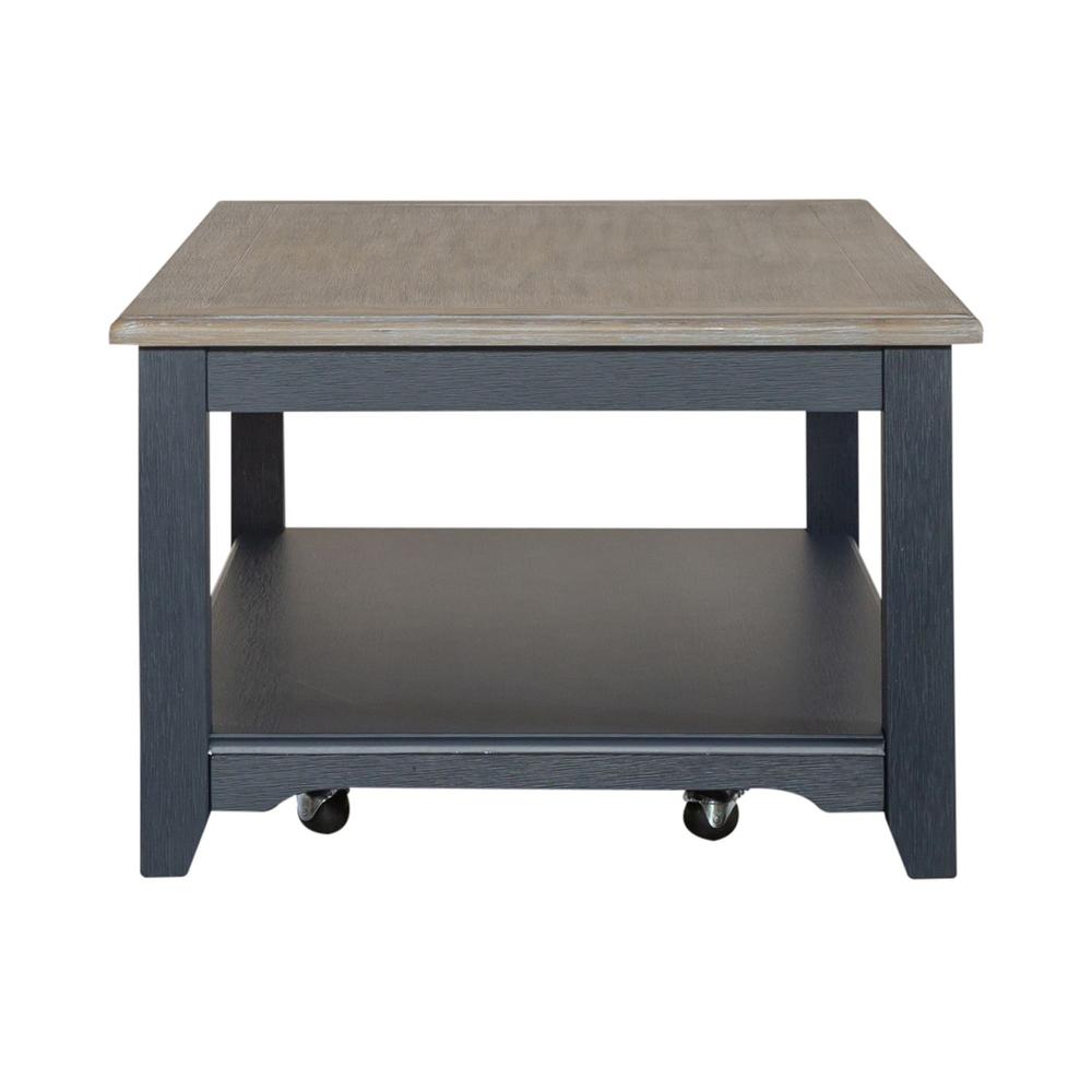 Rectangular Cocktail Table- Navy. Picture 3