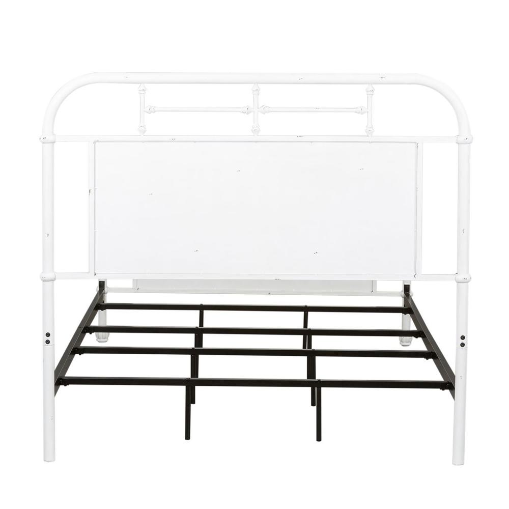 Twin Metal Bed - Antique White. Picture 4