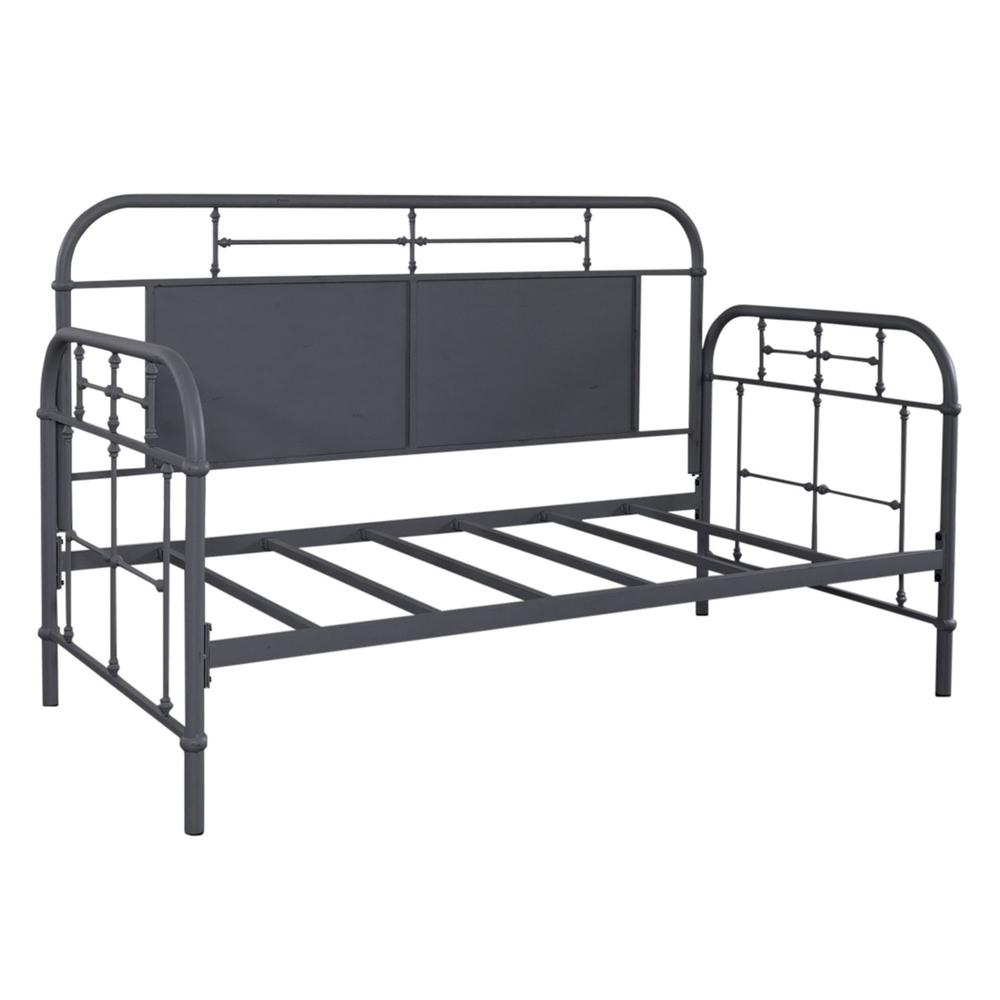 Twin Metal Day Bed - Navy. Picture 1