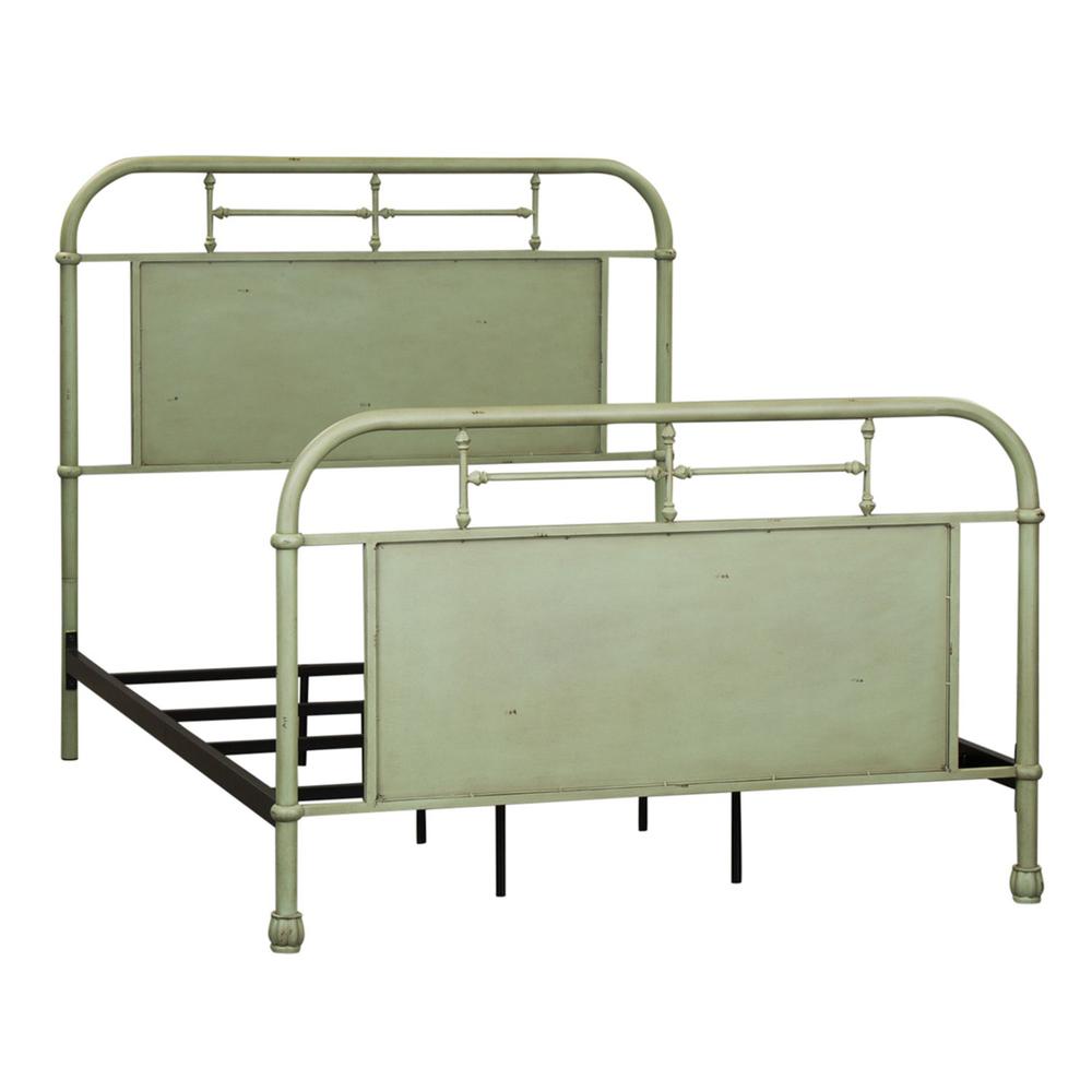 Full Metal Bed - Green. Picture 1