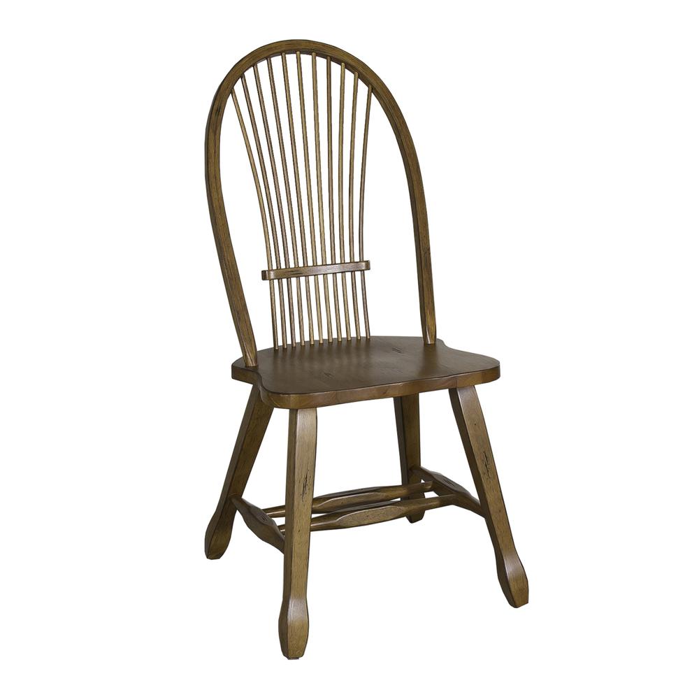 Sheaf Back Side Chair - Oak. Picture 1