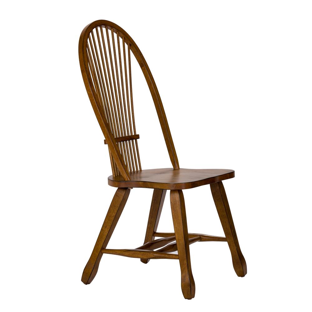 Sheaf Back Side Chair - Oak. Picture 3