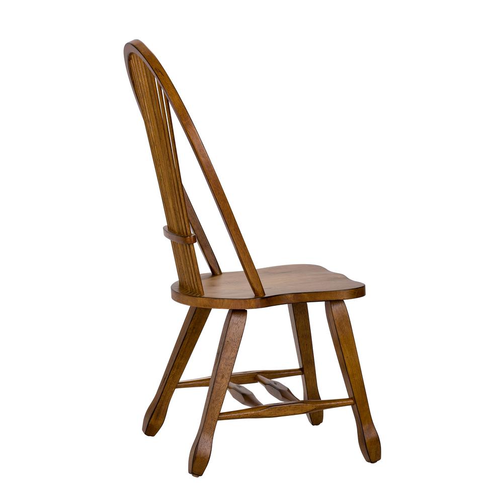 Sheaf Back Side Chair - Oak. Picture 5