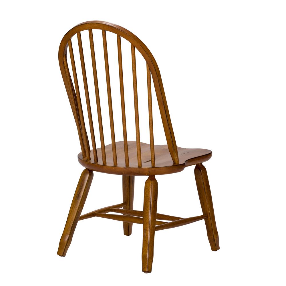 Bow Back Side Chair -  Oak-Set of 2. Picture 8