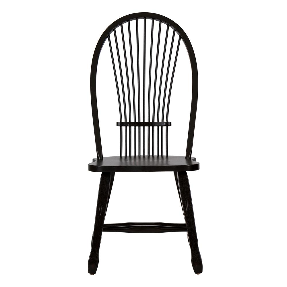Sheaf Back Side Chair - Black-Set of 2. Picture 3