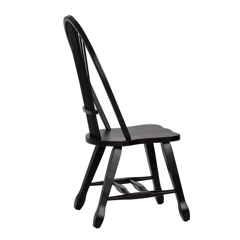 Sheaf Back Side Chair - Black-Set of 2. Picture 8