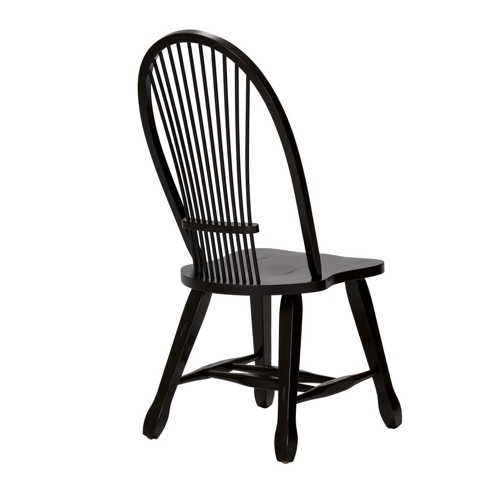 Sheaf Back Side Chair - Black. Picture 6