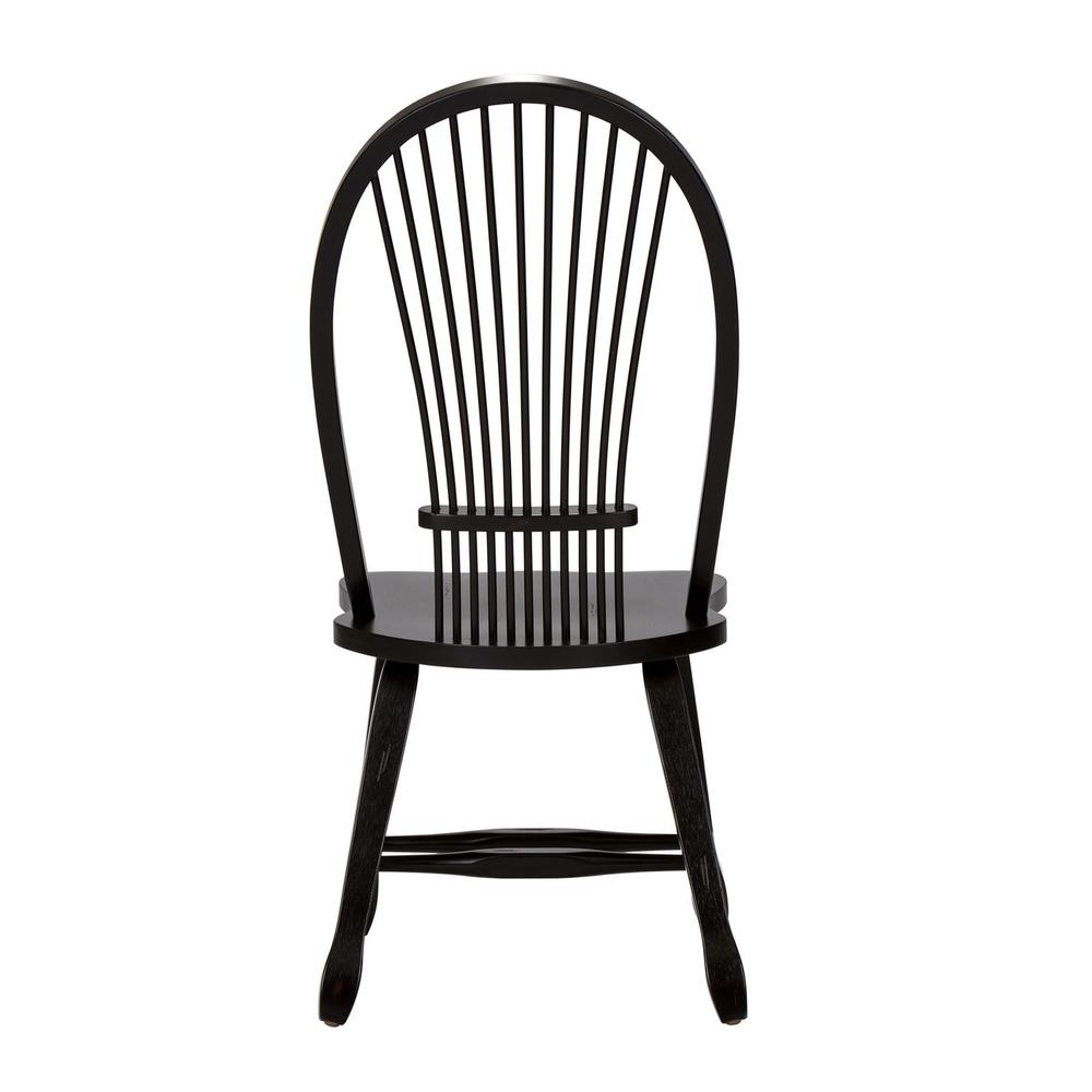 Sheaf Back Side Chair - Black. Picture 7