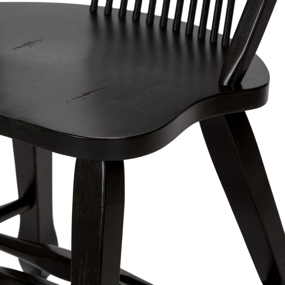 Sheaf Back Side Chair - Black. Picture 8